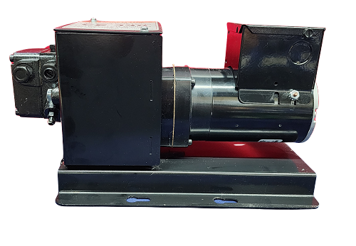 metering pump assembly with pump head, capacitator, coupling & housing  14218   clean burn waste oil furnace parts 