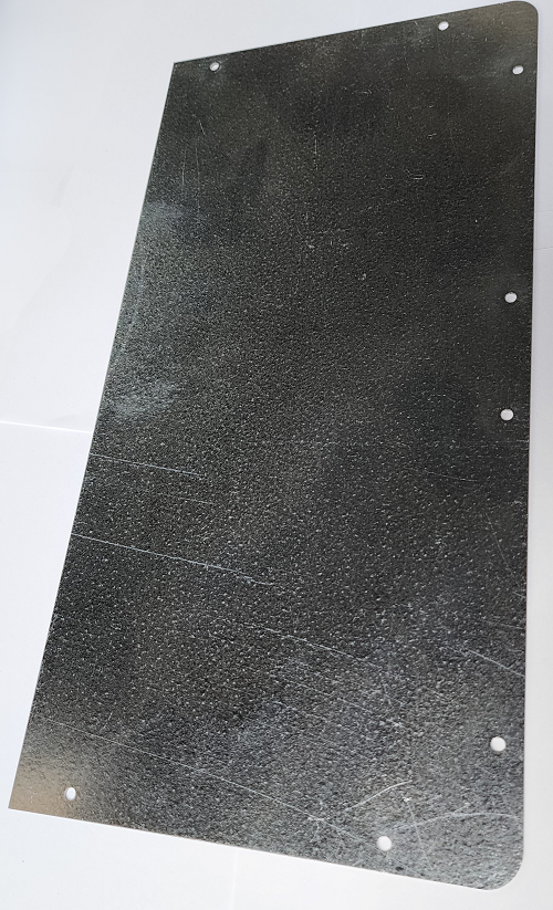 Blank Louver Cover Half (Galv.), Clean Energy 