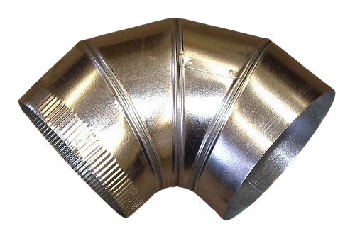 SINGLE WALL ELBOW 70173 (24ga. GV 8inch- 90 deg.) 