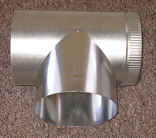 SINGLE WALL TEE (24ga. GV 8inch) 70174 